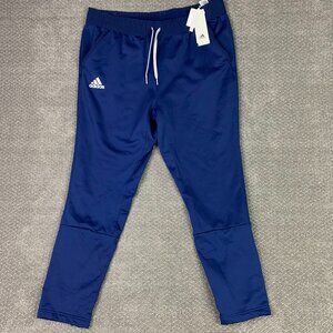 Adidas Team Issue Tapered Joggers Track Pants Men's XL Navy Blue Ankle Zip